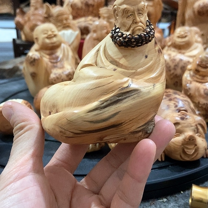 柏木（崖柏）原皮达摩