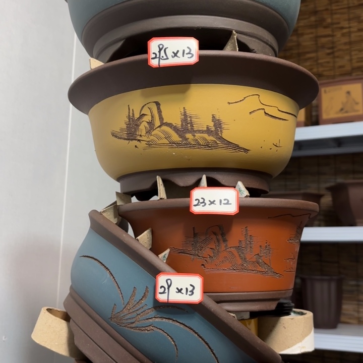 紫砂花盆            100-5