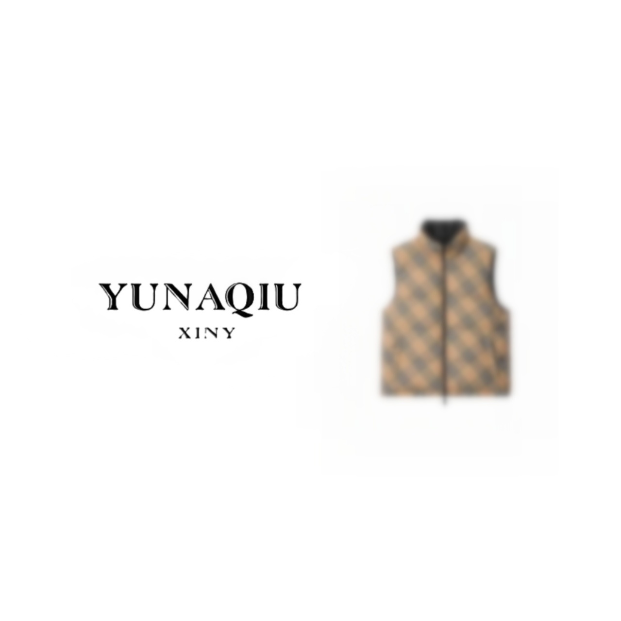 YUNAQIU-卡其色轻便保暖马甲秋冬适用-9913