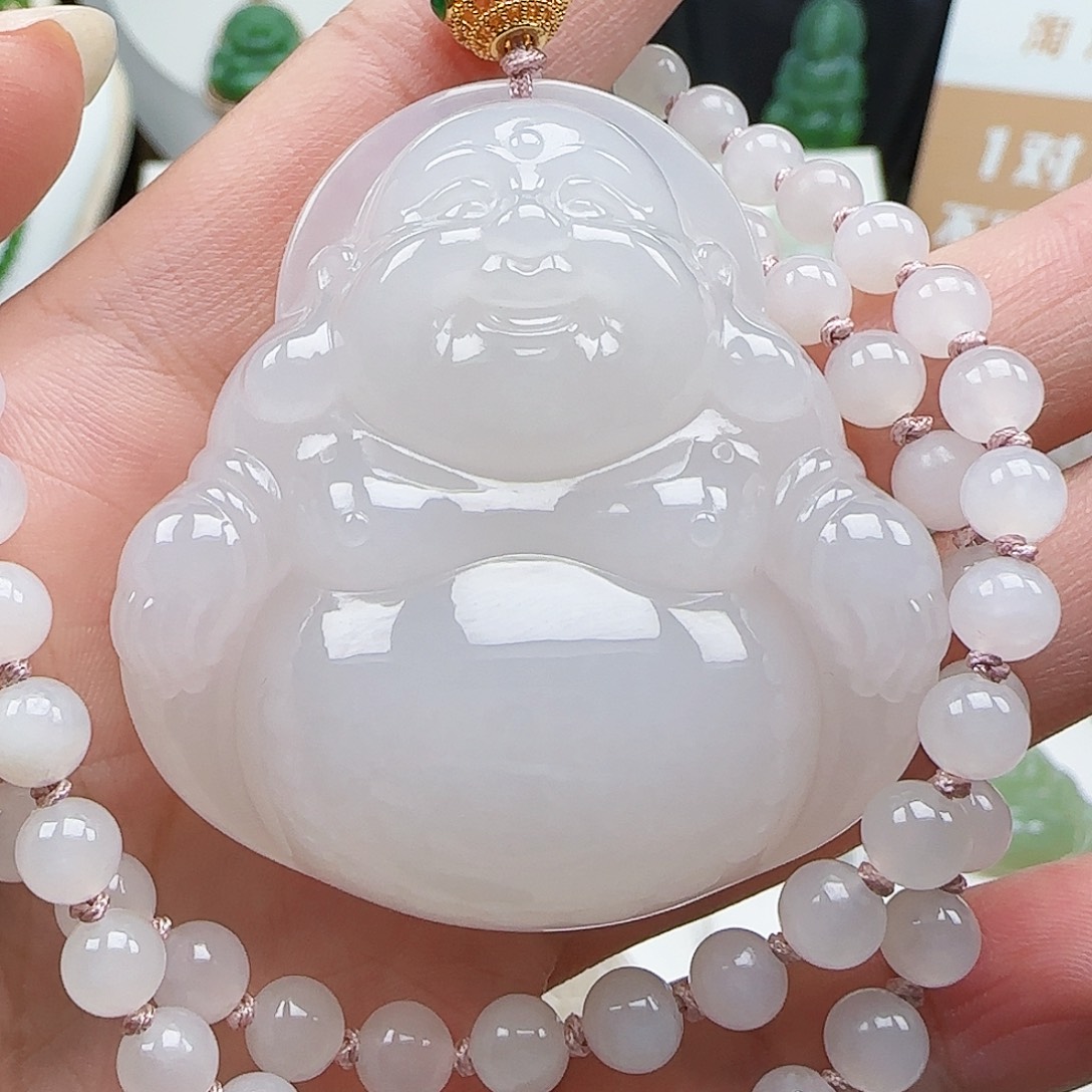 吊坠(赠链)足金镶嵌和田玉52