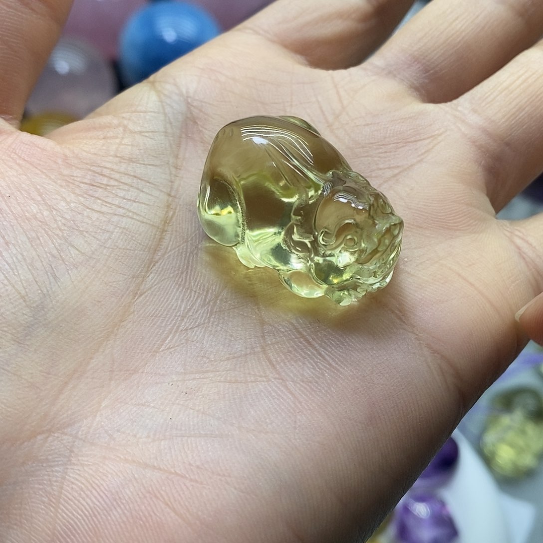 水晶摆件未镶嵌吊坠