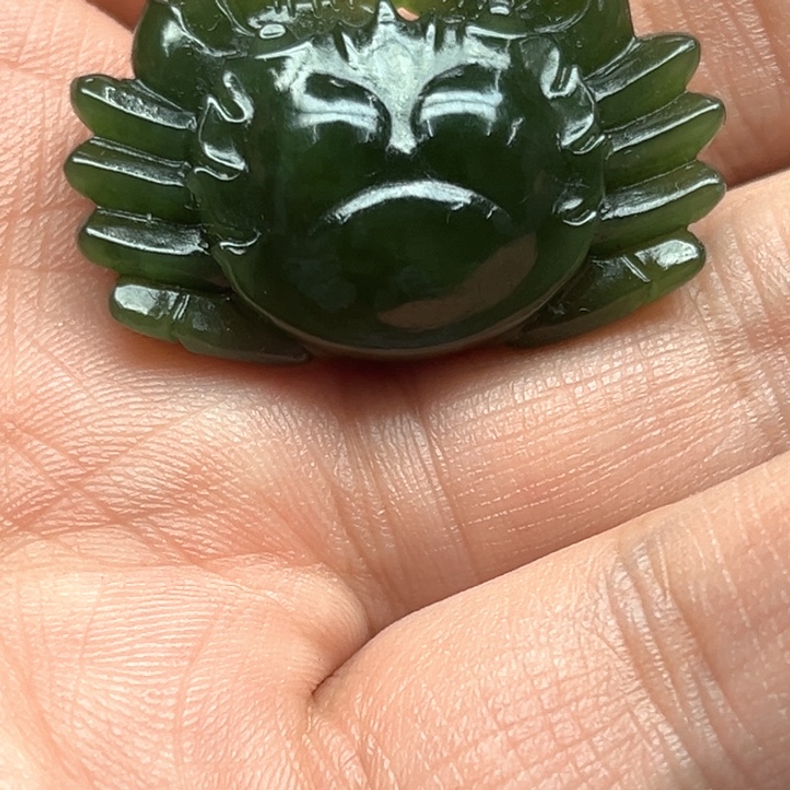 和田玉（碧玉）吊坠(不含链)未镶嵌