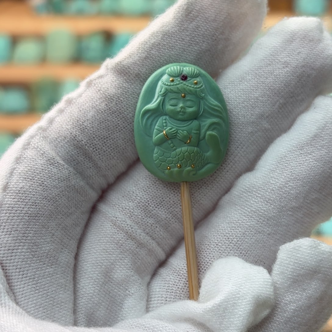 绿松石未镶嵌配饰