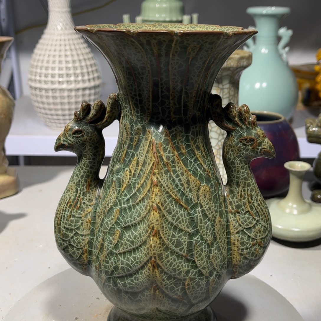 瓶一**盈小梅窑瓷器品相完美