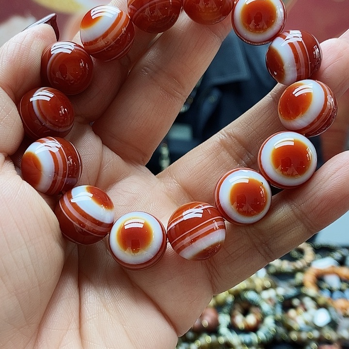 玛瑙/玉髓颈饰合金