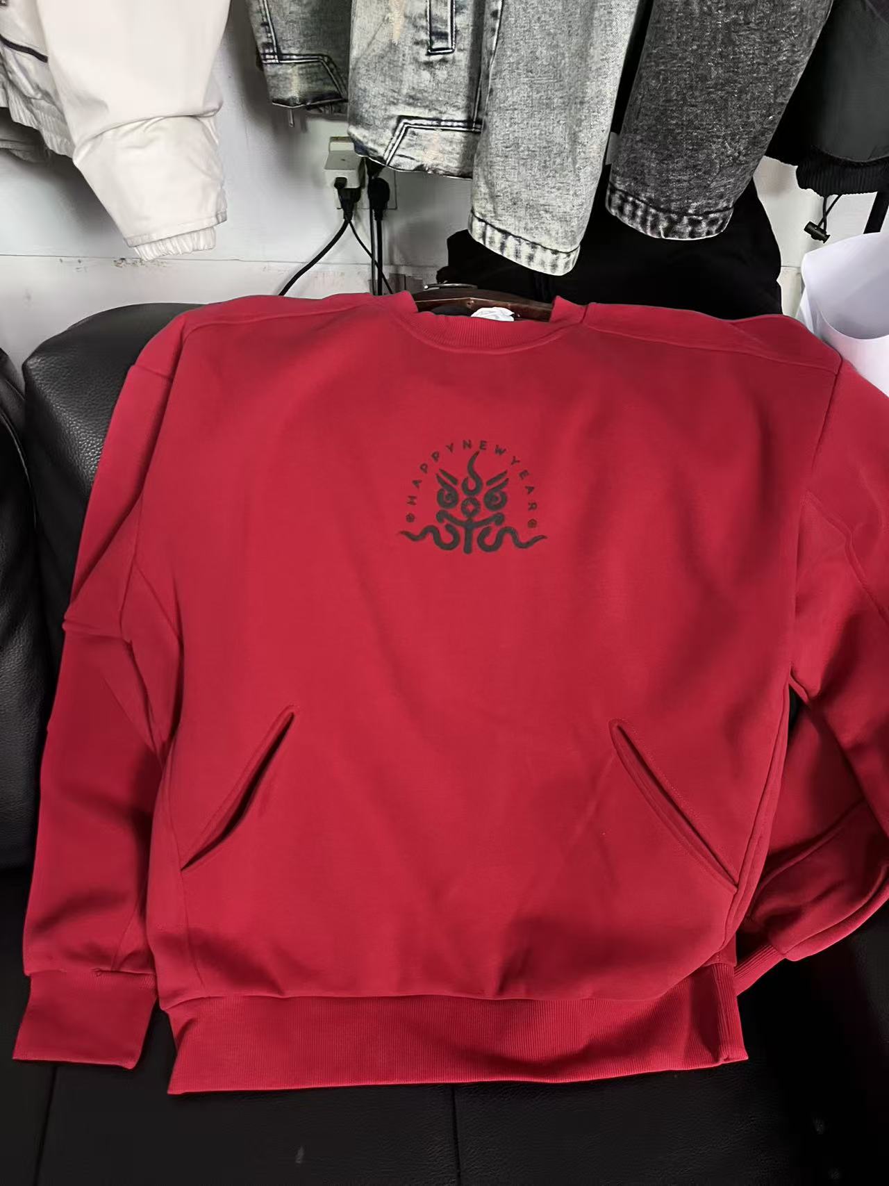 重磅冬季新款潮流圆领卫衣【88186】