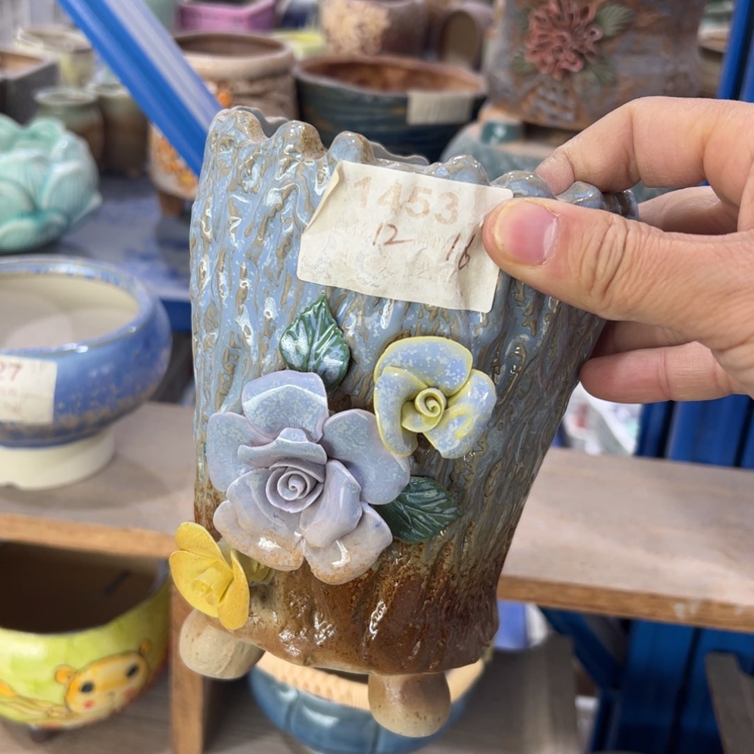 陶瓷陶瓷多肉花盆@@1453