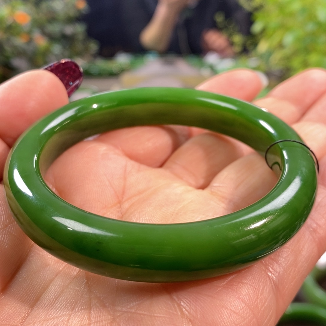 和田玉（碧玉）手镯未镶嵌