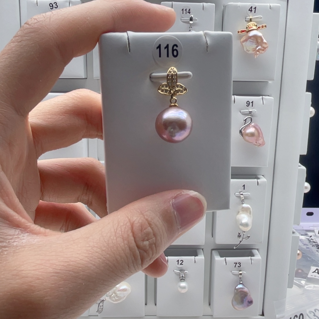 颈饰合金淡水珍珠