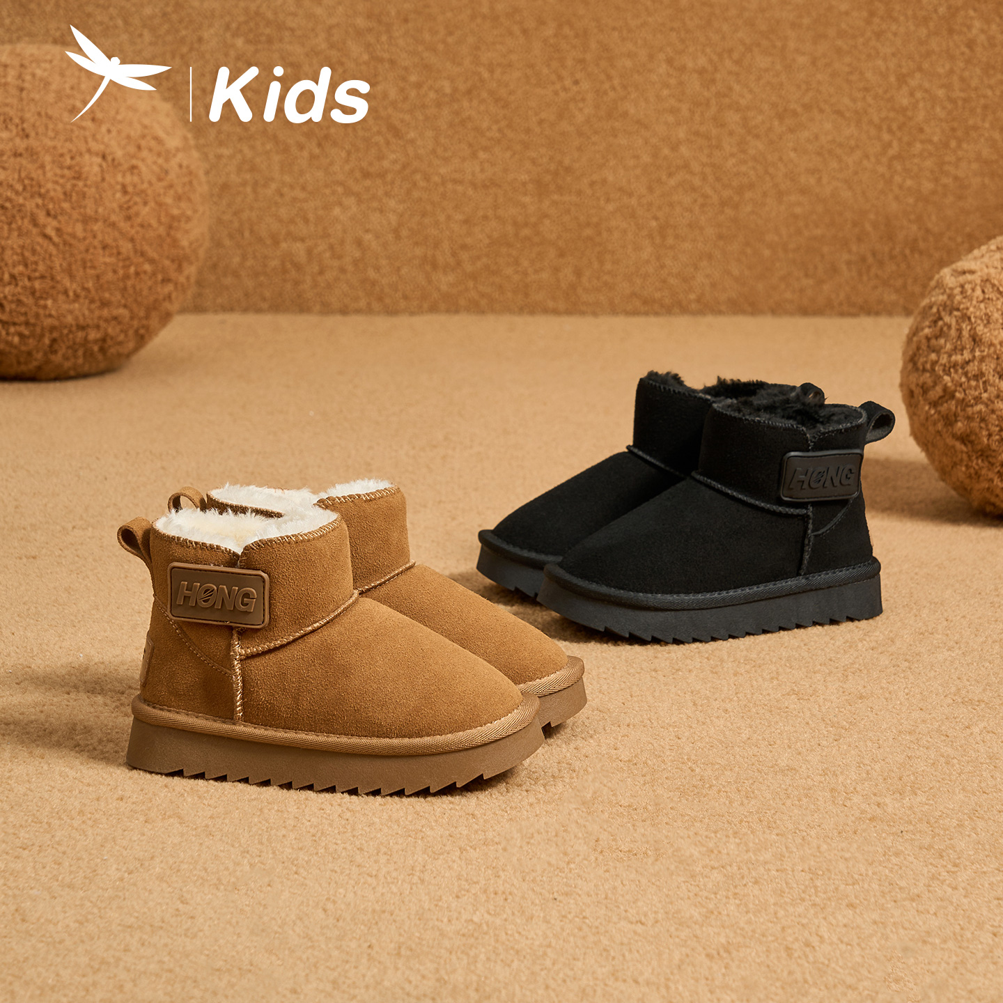 女童鞋2025秋冬季新款雪地靴加绒加厚宝宝靴子保暖棉鞋