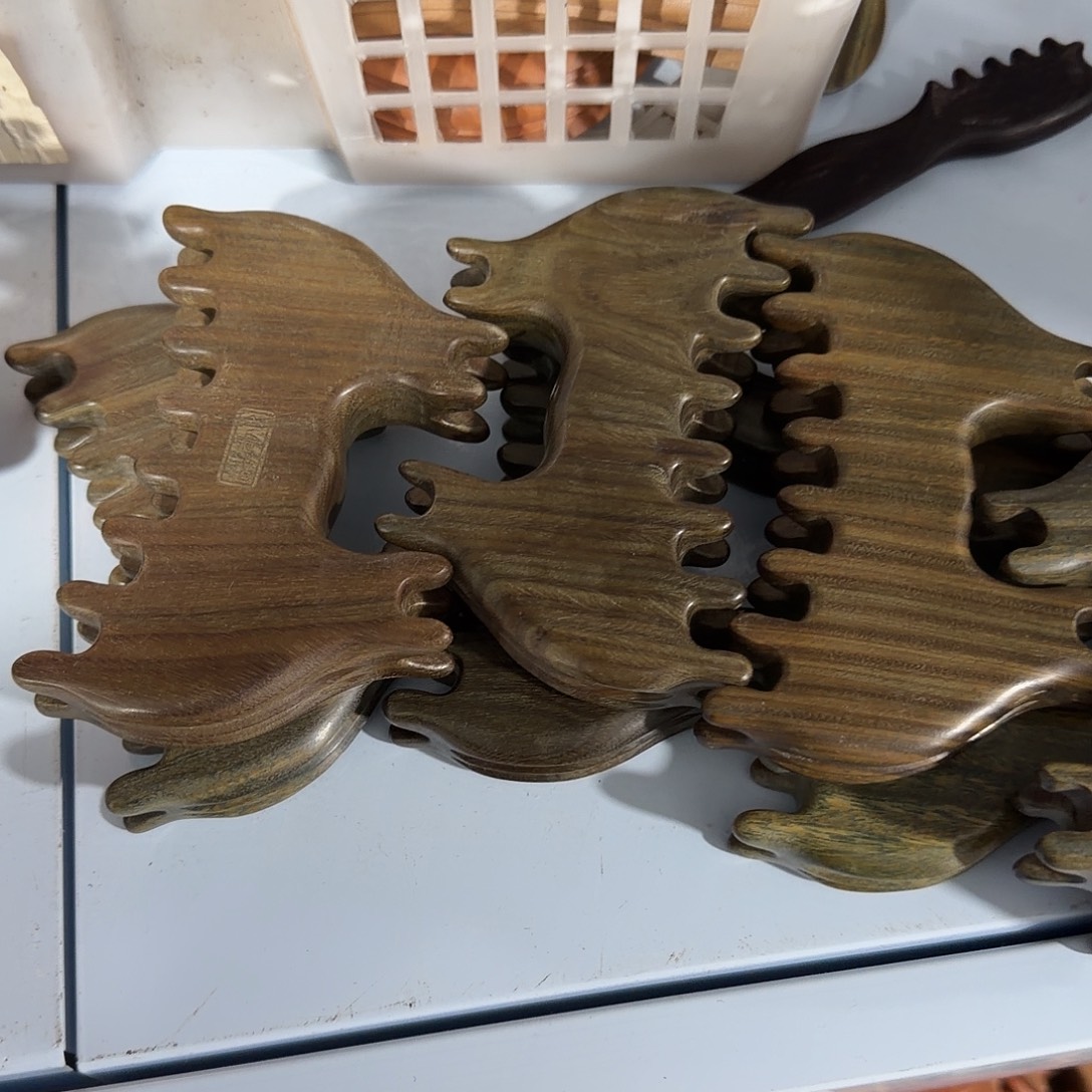 绿檀木房子放松工具瑕疵