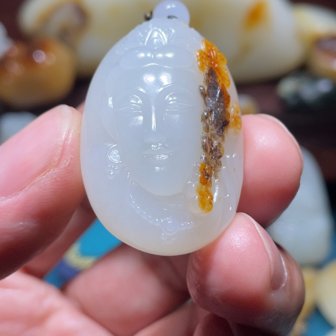 和田玉（糖玉）未镶嵌挂件