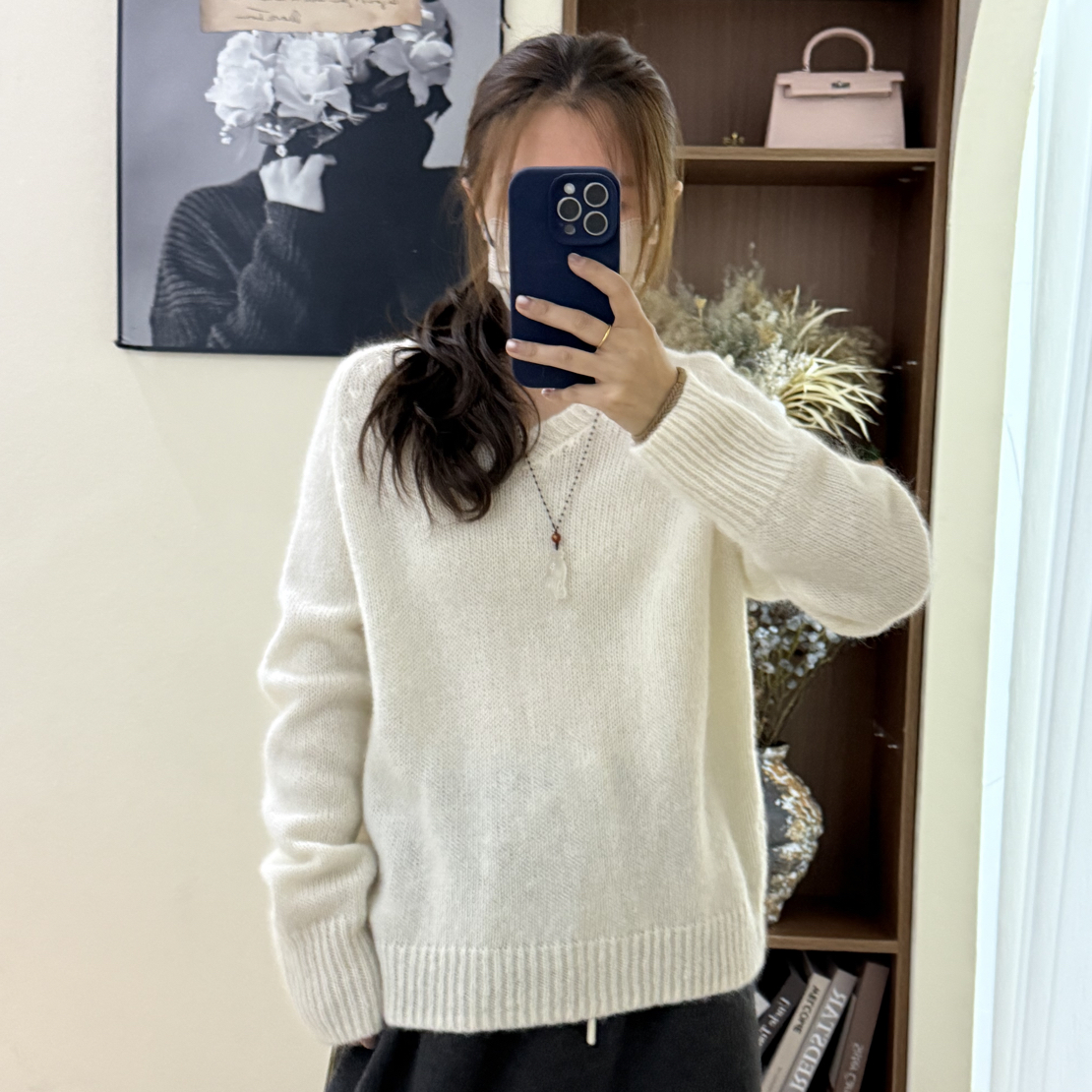 MuseGlory v领软糯四色毛衣 MG5276 