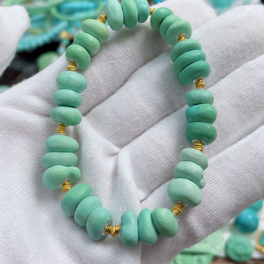 绿松石珠宝奇石未镶嵌