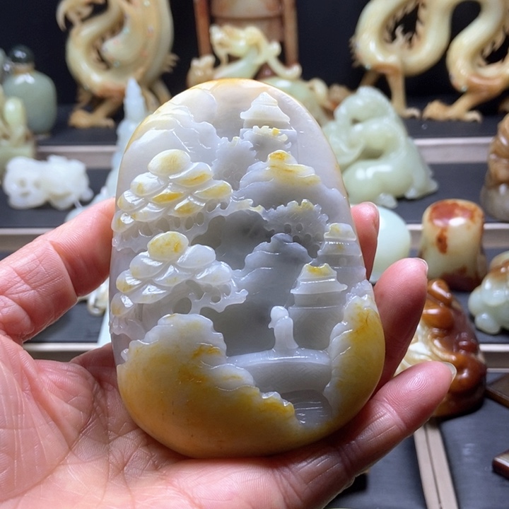 和田玉挂件未镶嵌