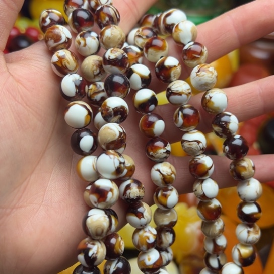 琥珀手串未镶嵌蜜蜡