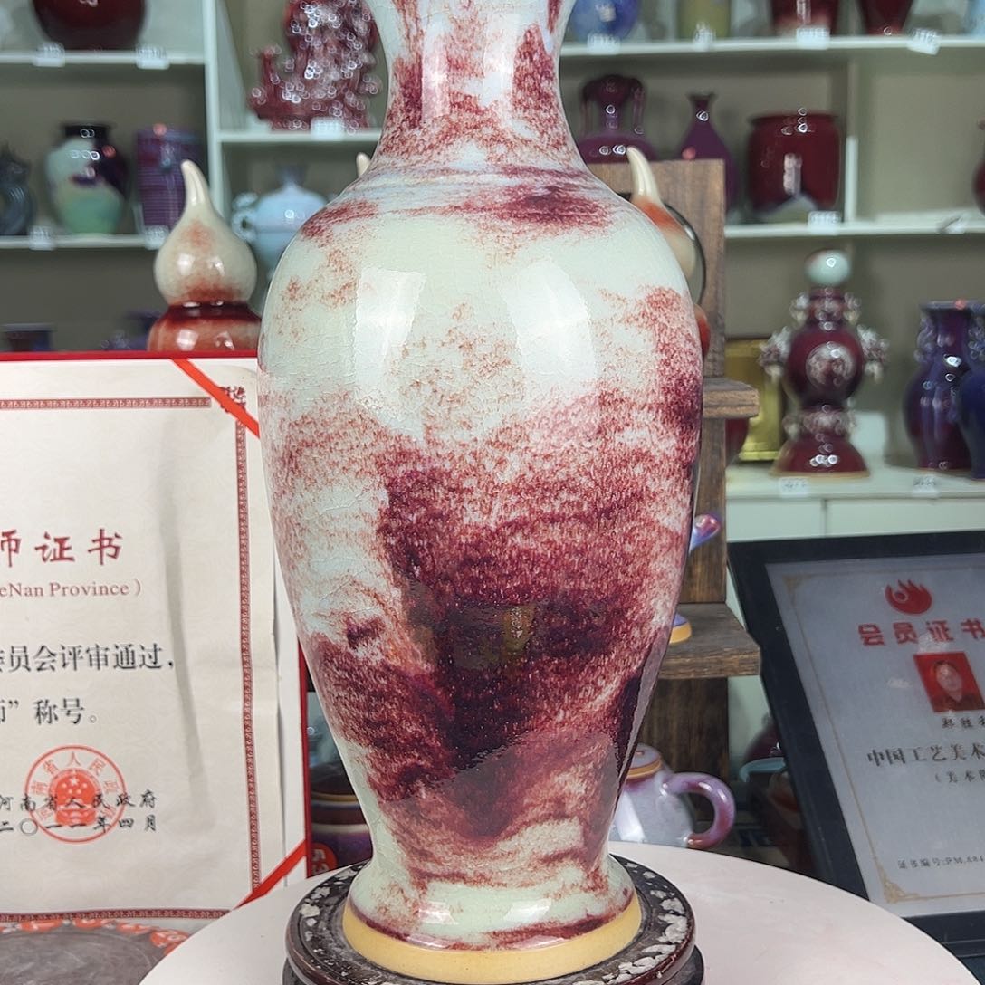 摆件郑家钧窑摆件