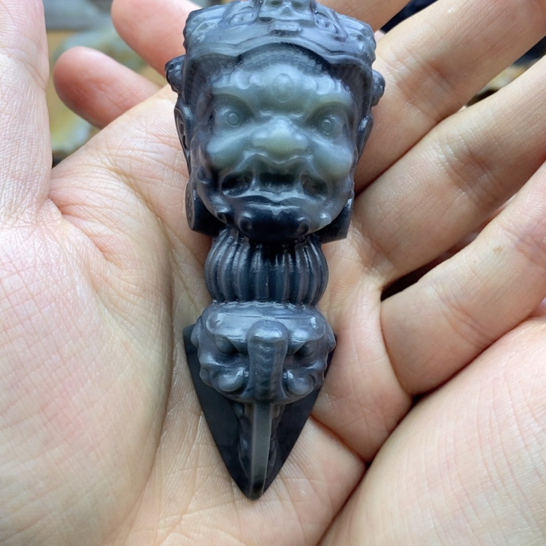 和田玉挂件定制未镶嵌