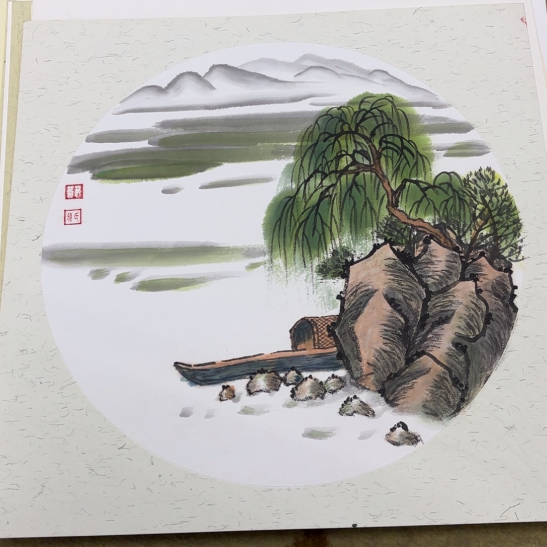 国画国画老师作品刘