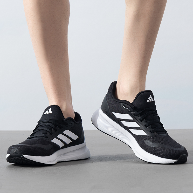 adidas阿迪达斯跑步鞋男鞋夏季新款RUNFALCON 5透气缓震运动跑鞋