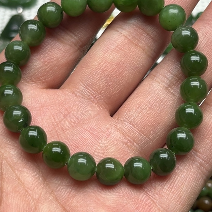 和田玉（碧玉）手串未镶嵌勿*.