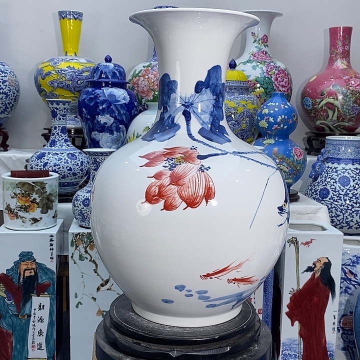 景德镇陶瓷艺术品喜***见