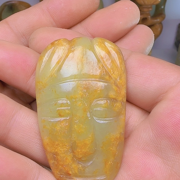 和田玉吊坠(不含链)未镶嵌