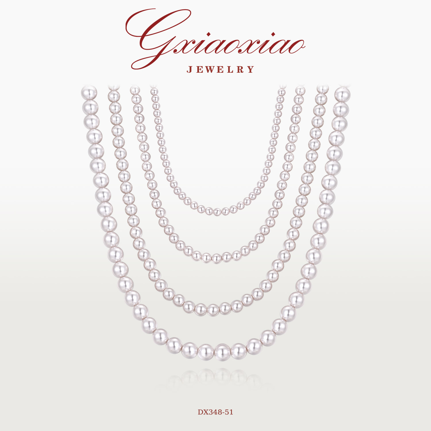 G XIAOXIAO 925银 法式气质轻奢高级百搭锁骨项链 DX348