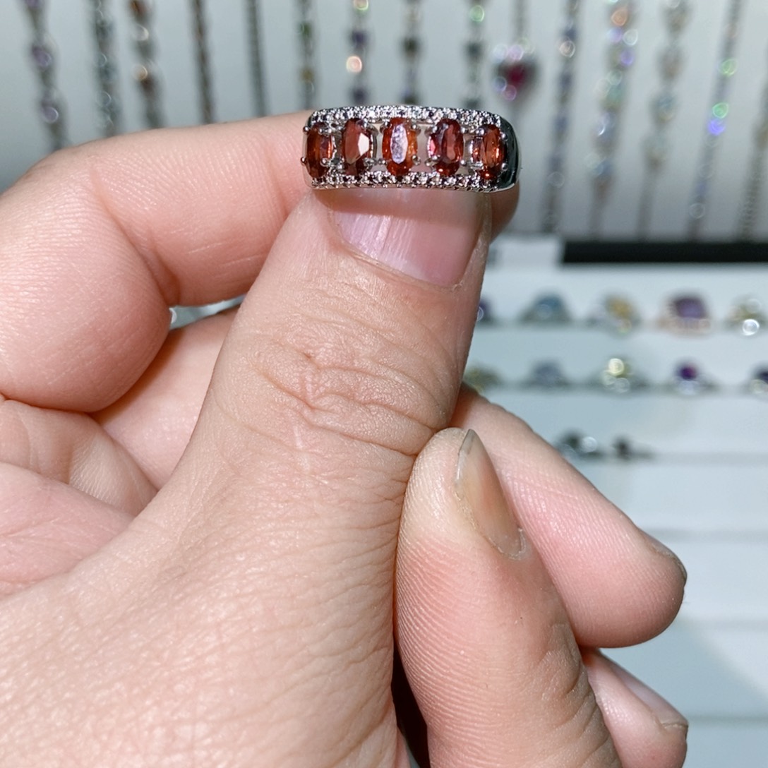 紫晶珠宝半成品银S925镶嵌