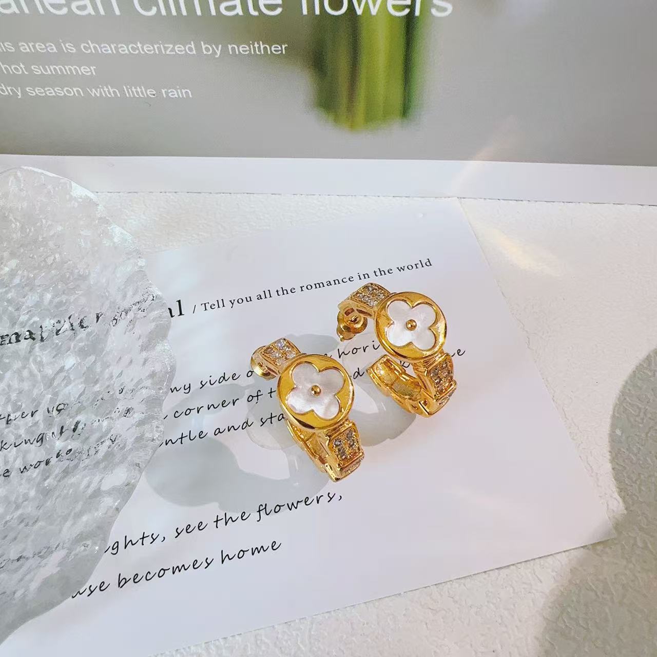 铜合金耳饰 5106 时尚款轻奢耳钉