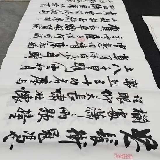 翰墨白武坤老师作品一副