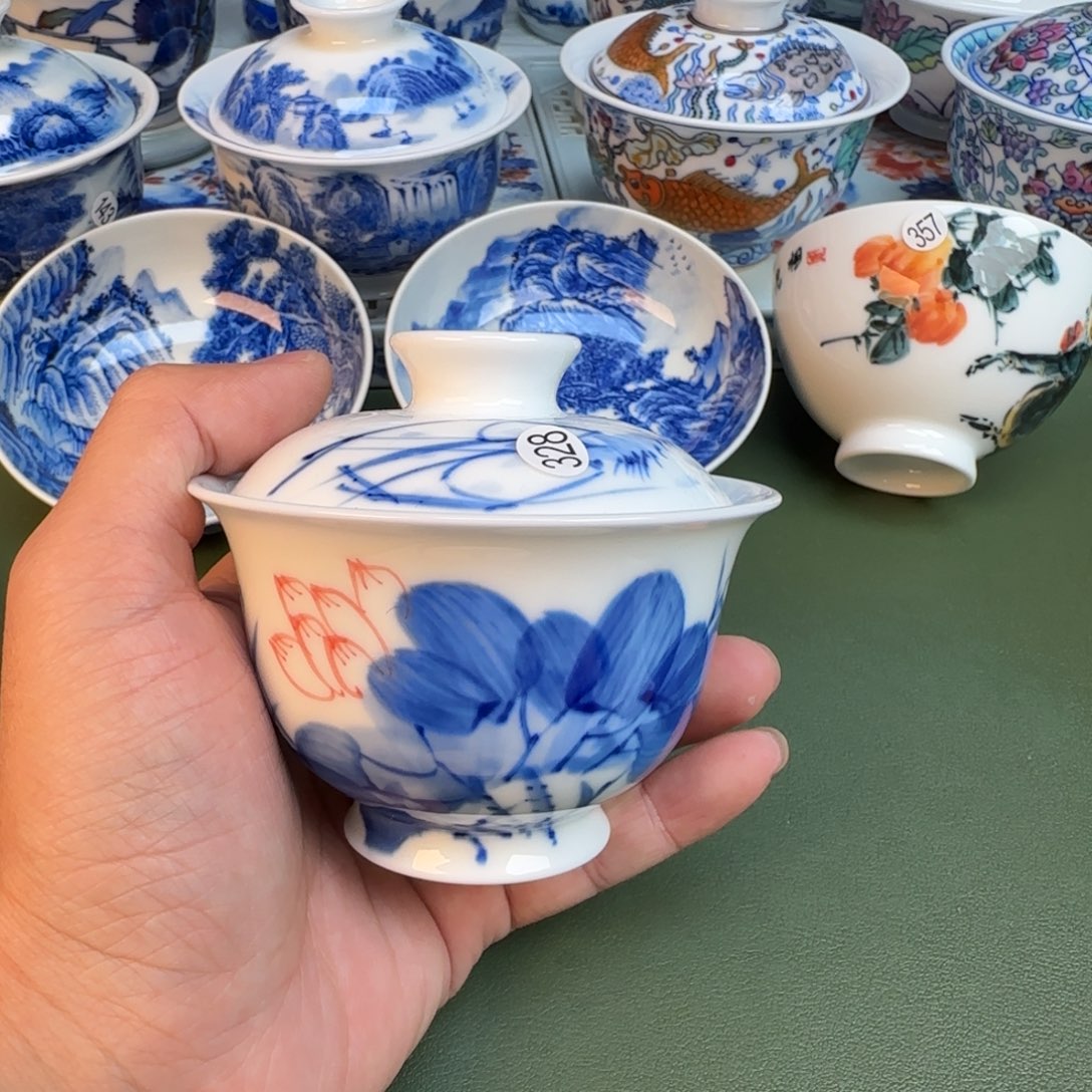 陶纯手工纯手绘茶具328