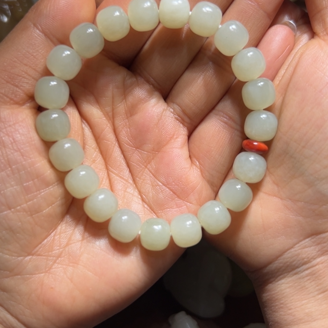 电***包和田玉未镶嵌手串