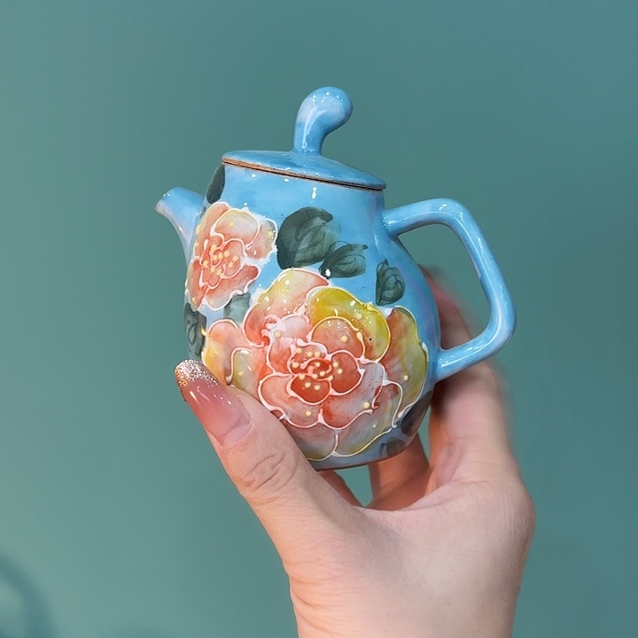 杯景德镇釉下五彩手绘陶瓷