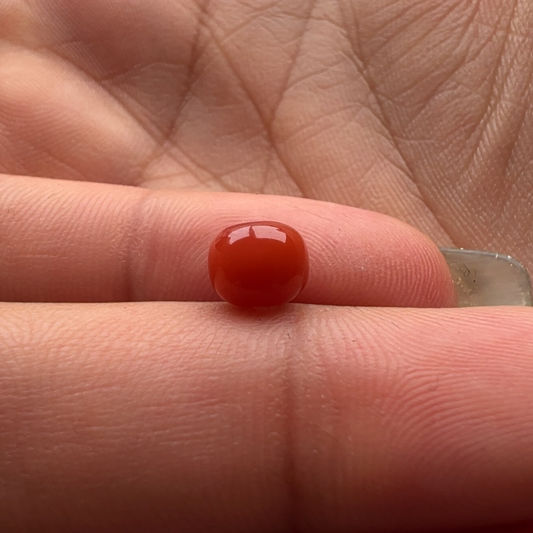 ༒***༒南红玛瑙未镶嵌老型6.5x5.3