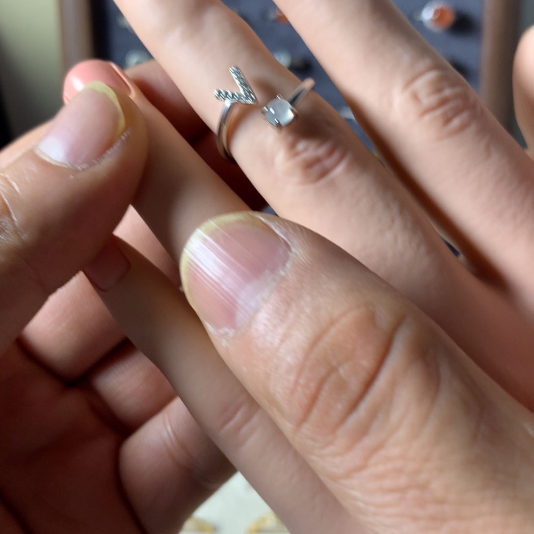 ᥫ***࿐翡翠未镶嵌戒指960