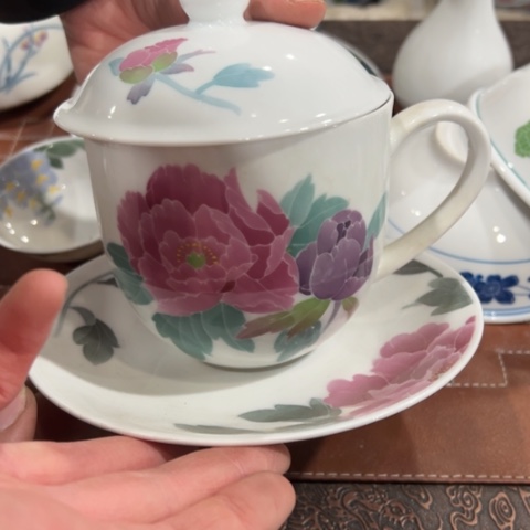 醴陵高温瓷手绘350毫升二等