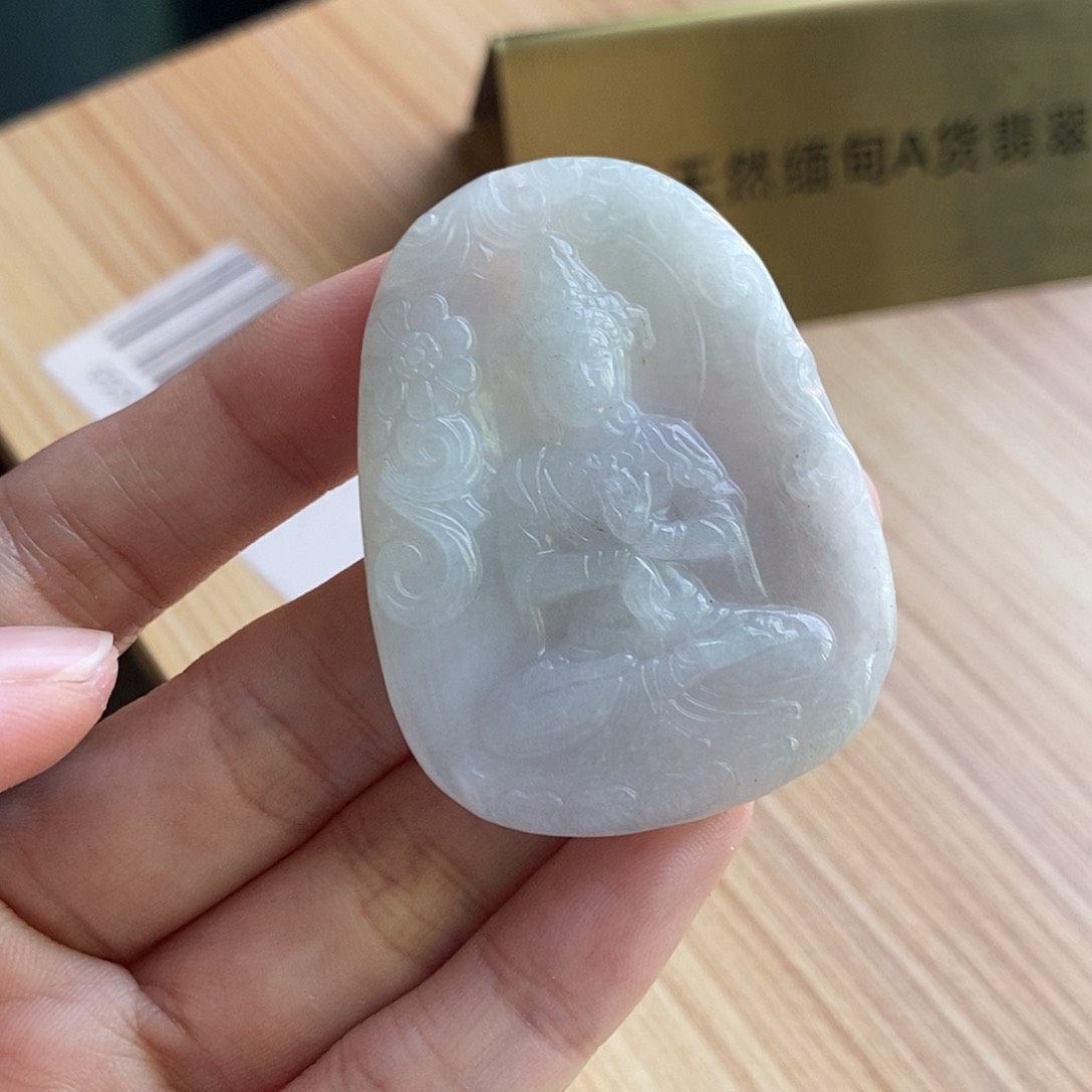 【闪购商品】颈饰未镶嵌翡翠天然缅甸A货翡翠