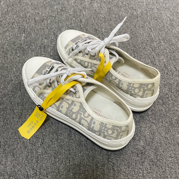 95新 DIOR/迪奥  厚底Oblique 印花刺绣时尚板鞋 35/4047