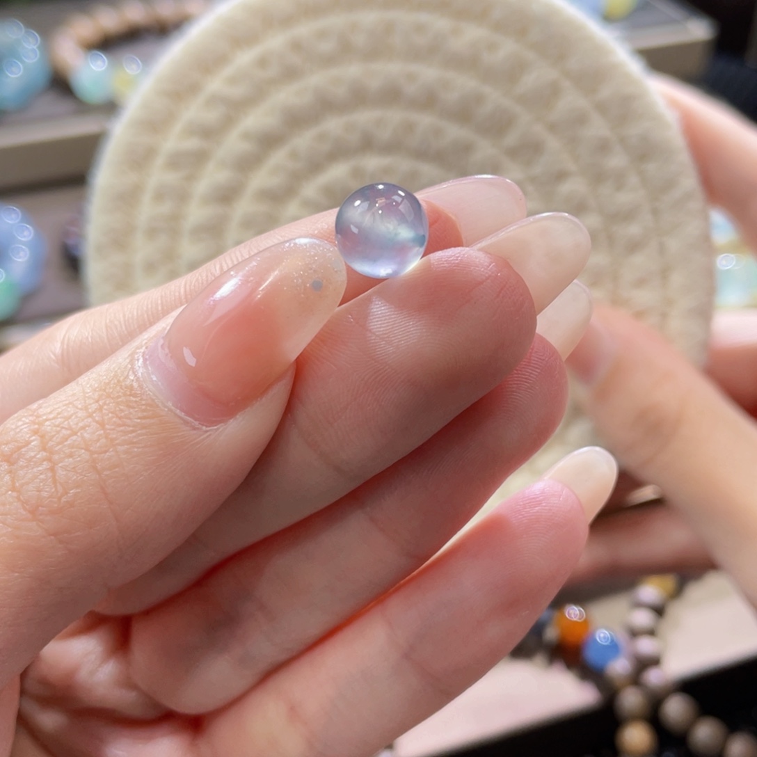 翡翠未镶嵌手链卡8.8玻璃钢