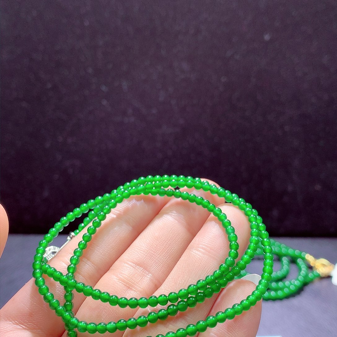 翡翠手链未镶嵌项链