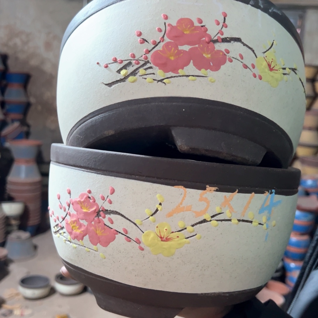 紫砂花盆紫砂花盆