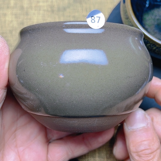 茶盏龙窑柴烧灰呗水缸器型8.5口径