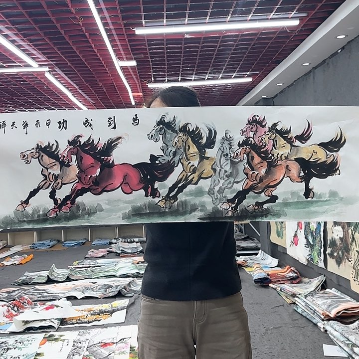 国画无毛或近无色或