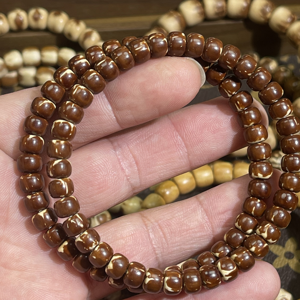 紫金鼠鼠尖纯肉火焰小辣椒道珠卡6.9+毕业级精品高货解压手串