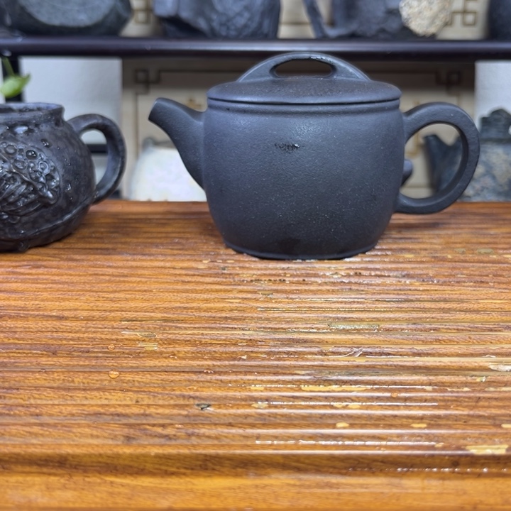 张***手安化冰碛岩石头茶壶