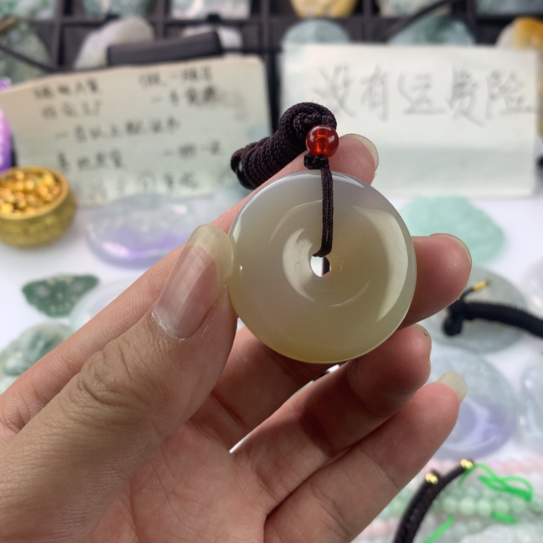 玛瑙/玉髓颈饰合金　