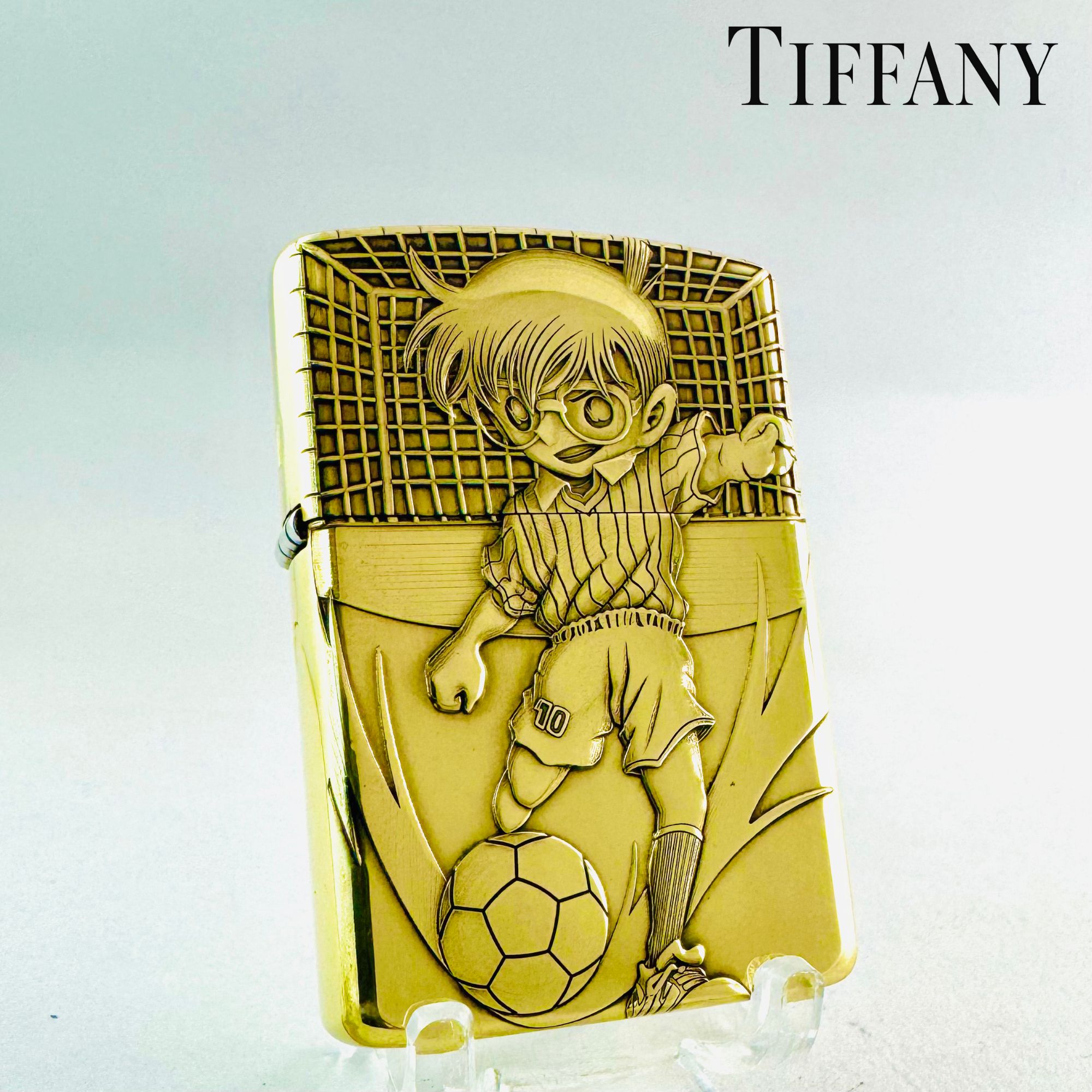 名侦探柯南双面浮雕工艺火机火凤凰工作室T10原铜加厚盔甲打火机