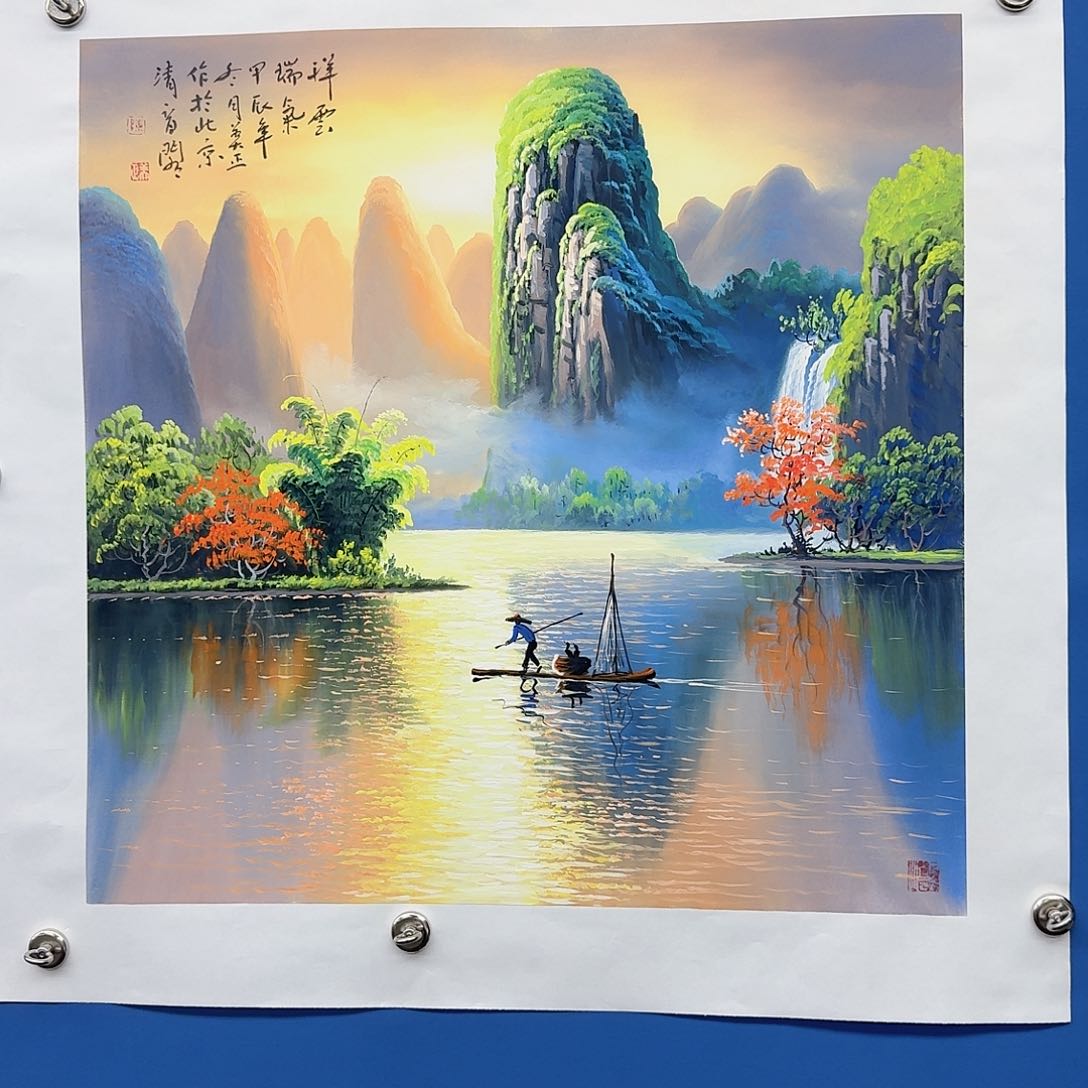 国画多次参加国内外大型展览