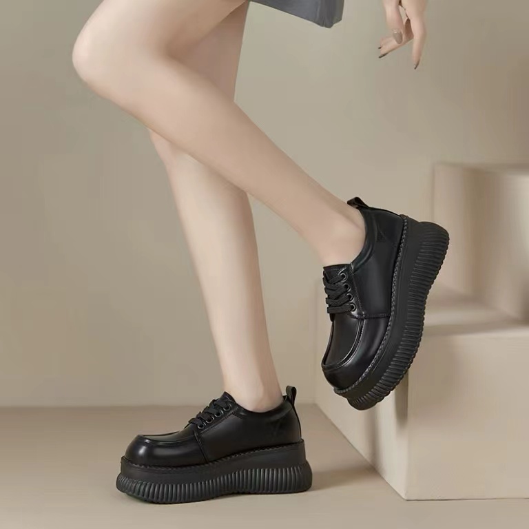 春季时尚小皮鞋英伦风软底舒适百搭款乐福单鞋88-6122